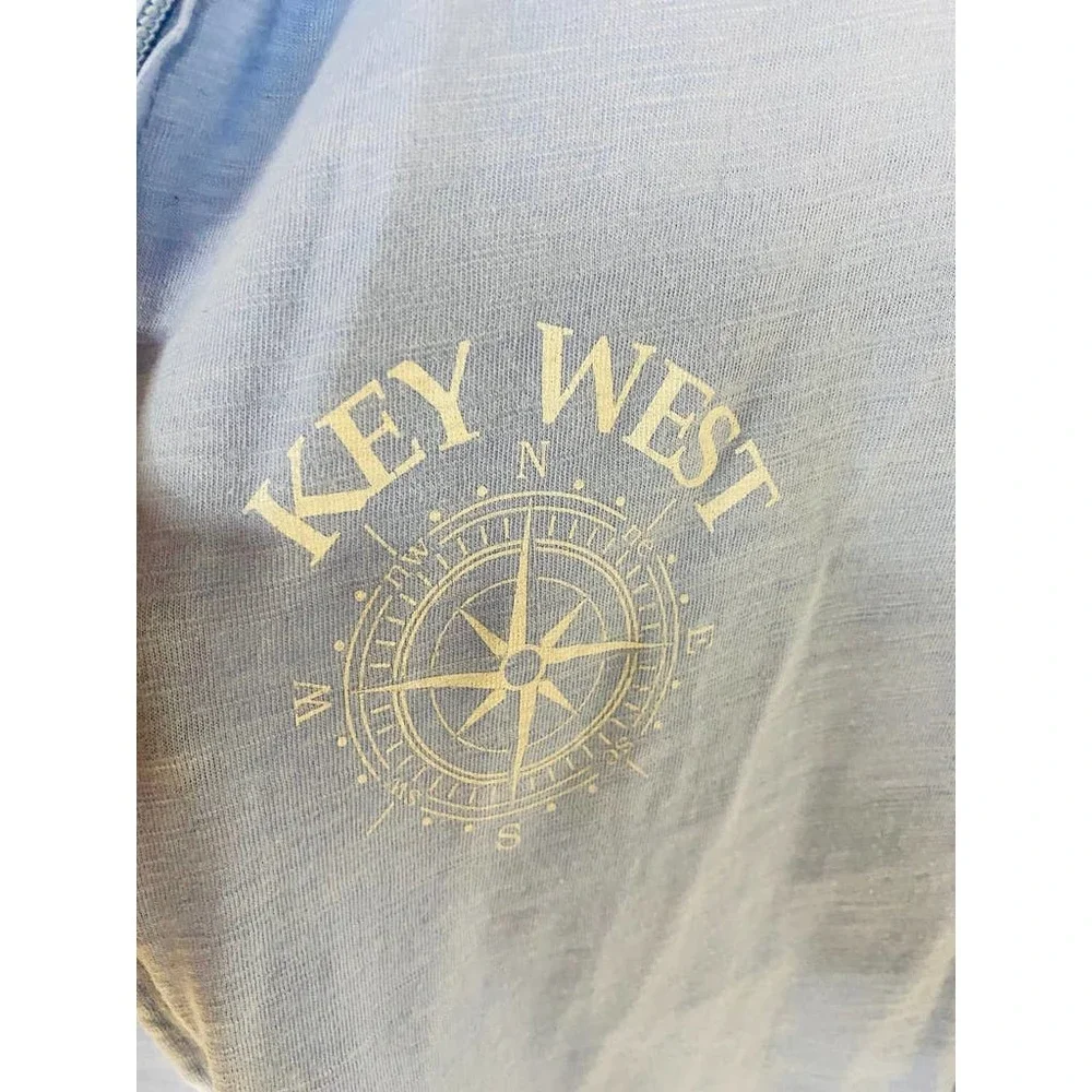 Women's Lightweight Blue Zip up Sweashirt - Picture 2 of 4